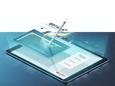 Optima app design graphic pen photoshop tablet