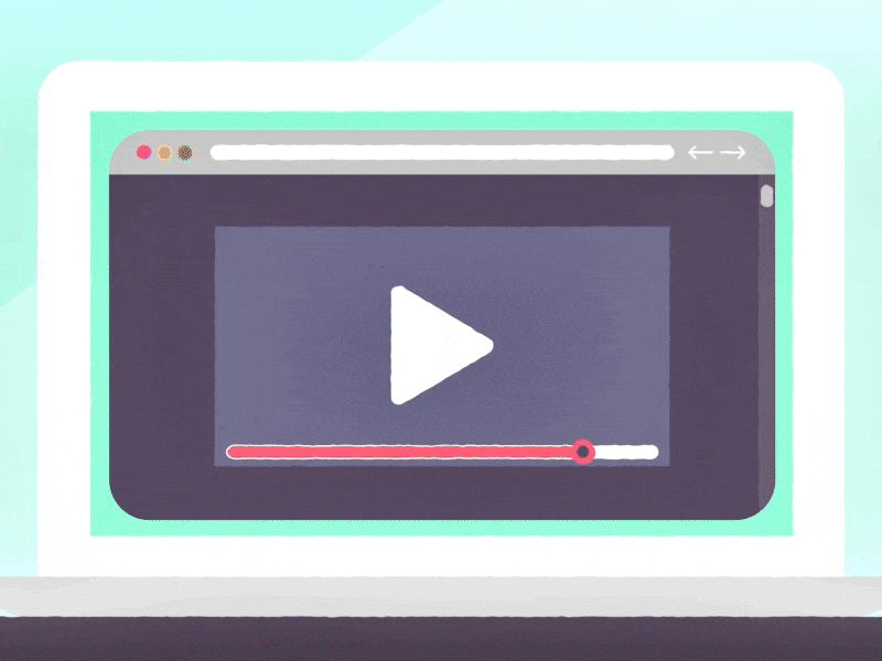 What's in the box? animation. gif box loop macbook stars transition video