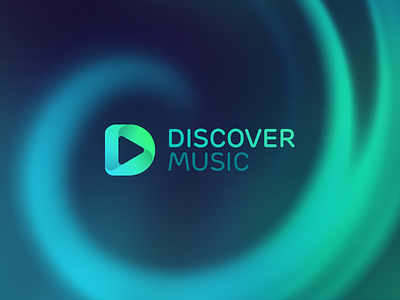 Discover Music - Wallpaper app icon logo music player ribbon