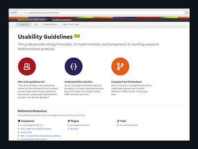 Usability Guidelines
