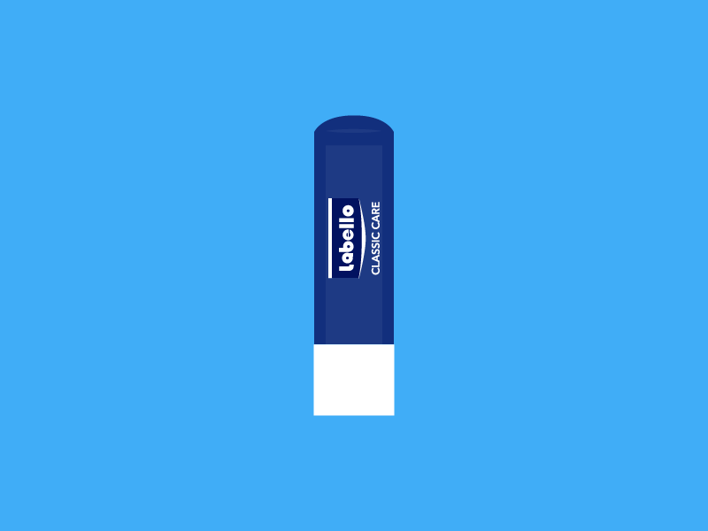 Labello Lip Balm object lip balm illustration