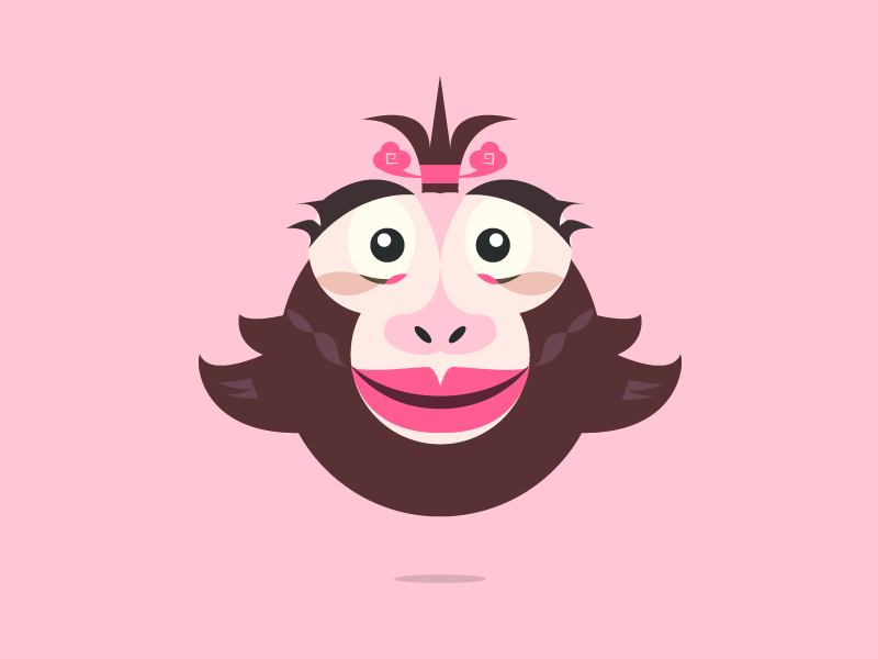 I believe I can fly illustrator monkey