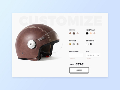 Helmet Customizer