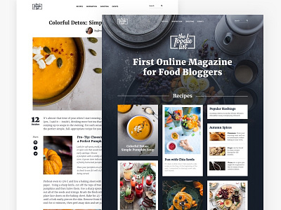 Online Bloggers' Magazine article blog instagram logo magazine photo recipes