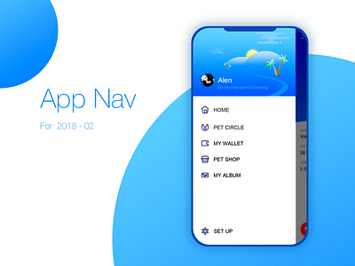 Nav app illustration ui