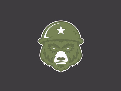 Military Bear Logo