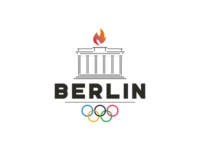 Berlin Olympics Logo berlin design germany graphic design logo logos olympic olympics