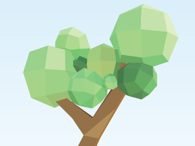 Low Poly Tree forest green lowpoly poly polygons tree trees vector