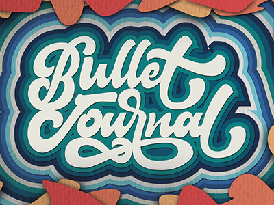 bullet journal color design ilustration lettering