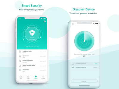 smart security ai app design icon ps ui ux