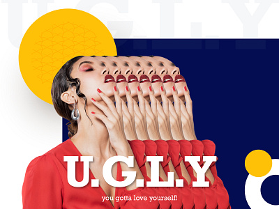 Ugly design geometry graphics design illustration women empowerment womens day