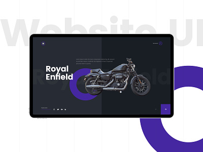 Royal Enfield bikers bikes branding coloful creativity design illustration royal enfield royalty ui ui design website concept website design