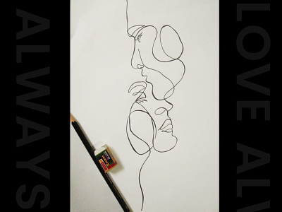Love Always design drawing love replica sketching