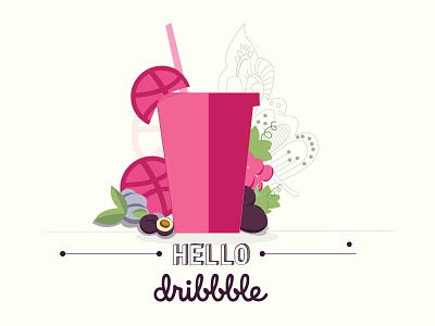 Dribbble Shot drink fruit juice healthy refreshing smoothie debuts summer