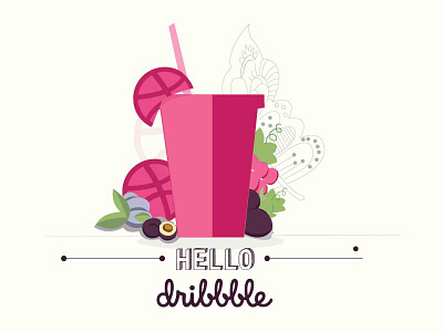 Dribbble Shot drink fruit juice healthy refreshing smoothie debuts summer