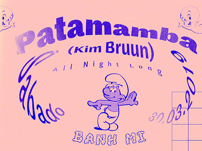 Patamamba at Banh Mi - Flyer Design