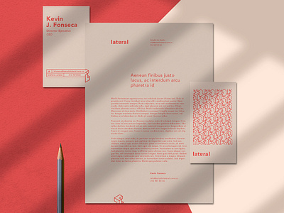 Lateral Estudio – Branding branding bussiness card colombia colombian design studio designer isometric lateral letterheads logo logodesign typography