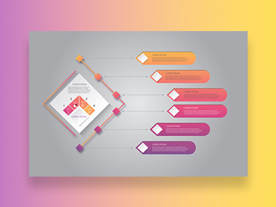 An infographic shot. business chart design graph header illustration infographic interface presentation responsive ui web