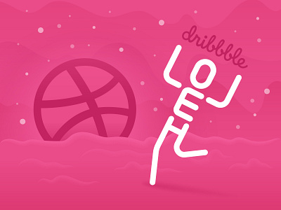 Hello Dribbble! first shot hello dribble hellodribbble running