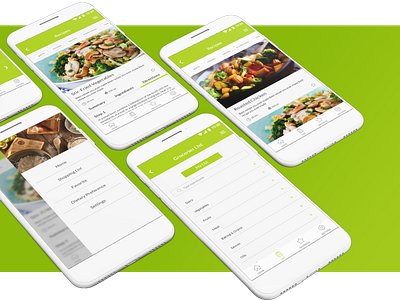 Recipe app app design mobile app ui