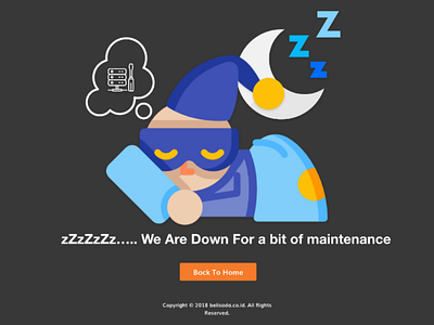 Website maintenance Page