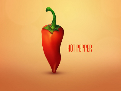 Hot Pepper hot painting pepper photoshop