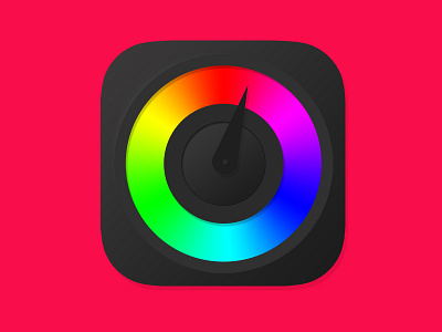 Dark Color Picker Icon