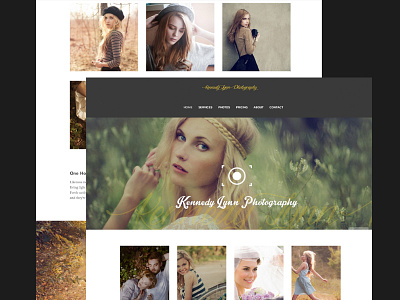 Photography Demo - SimplyLaunch onepage simply launch simplylaunch web design website website builder