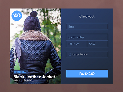 Credit Card Checkout | DailyUI 002