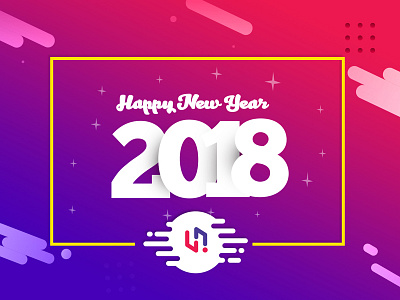 Happy New Year 2K18 2018 2k18 celebrate enjoy graphic happy newyear welcome