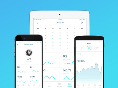 Health Tracking iPhone & iPad Application