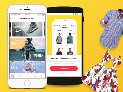 Shopping Mobile Application UI & User Experience Design