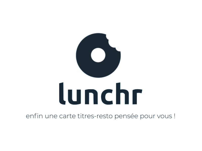 Lunchr Logo Animation 2d after effects animation animation 2d branding design donut font animation food liquid logo logo animation logo design loop looped motion motion design typography