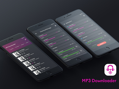UI Design - MP3 Downloader