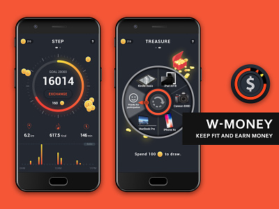 App UI Design - W-MONEY