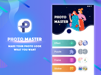 App UI Design - Photo Master ai app clean clean app cool cool design design icon logo ue ui