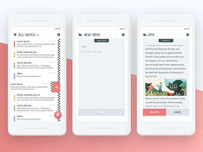 App UI Design - Cloud Note