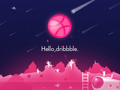 Hello dribbble dribbble hello