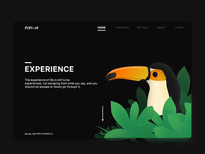 Personal Homepage illustration web