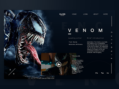 Venom ui ux web