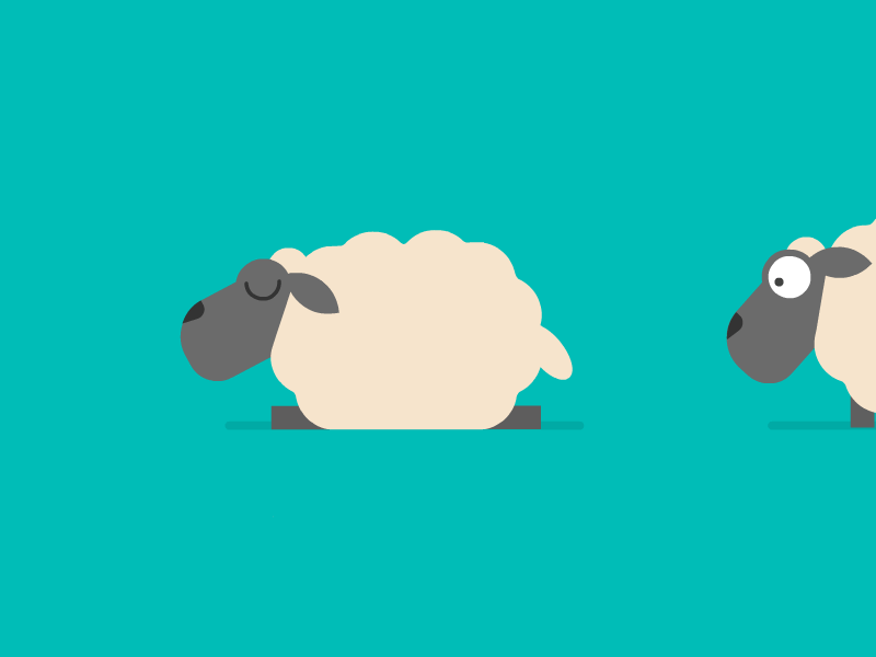 Sheep Sleep branding cute framesequence funny loop motion design motiongraphics perfect loop petter pentila sheep