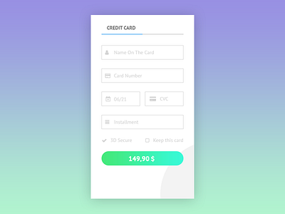Easy Payment dribbble form pay payment sell ui ux