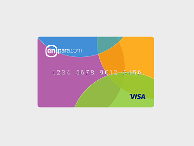Enpara En Card Concept bank color credit card encard enpara redesign
