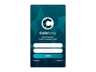 Coinfono Mobile App altcoin app banking bitcoin blockchain coin coinfono mobile subcoin trade ui ux