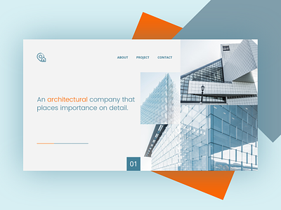 Architecture Web Page architecture design responsive flat ui ux web website