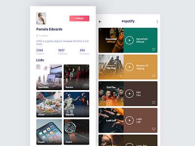 Life Line App - Daily UI Shot app behance dribbble flat grid mobile app portfolio profile responsive ui ux