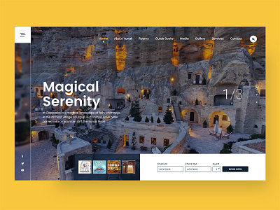 Cappadocia Yunak Hotel Redesign booking cappadocia flat hostel hotel responsive tour tourism travel ui ux web