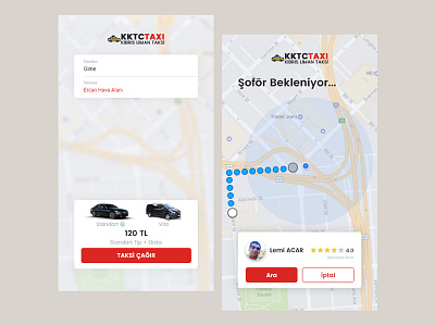 Call The Driver Daily UI android app automotive car driver ios mobile taxi uber ui ux