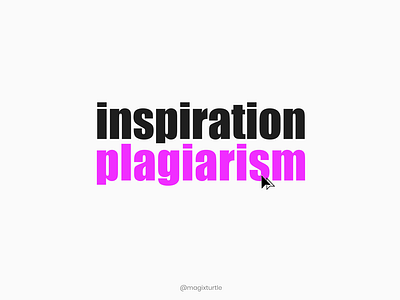 Inspiration - Plagiarism