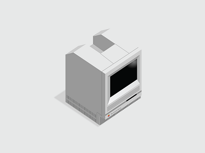 Macintosh design flat graphic art illustration illustration. illustrator isometric macintosh minimal typography vector
